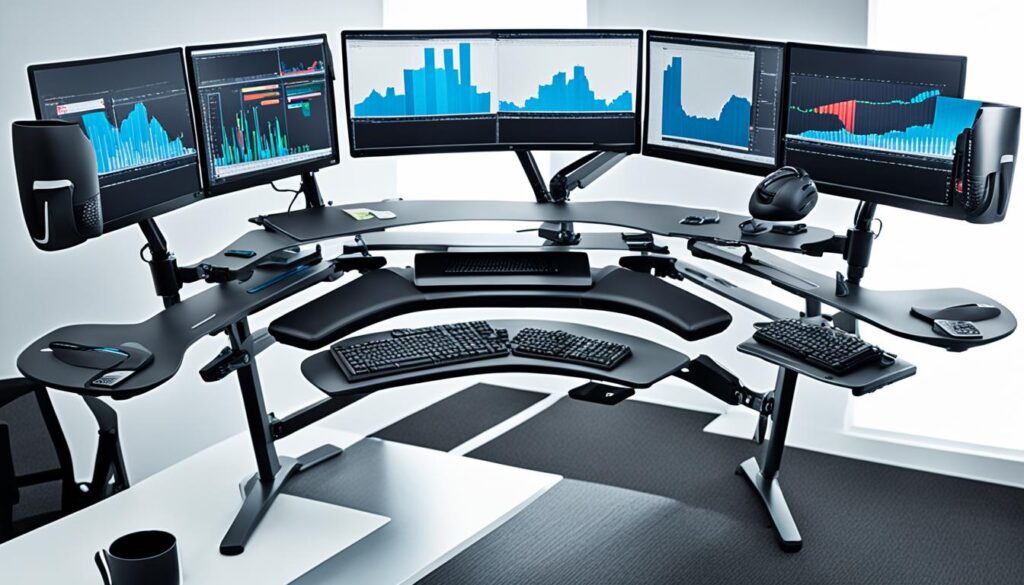ergonomic trading desk accessories